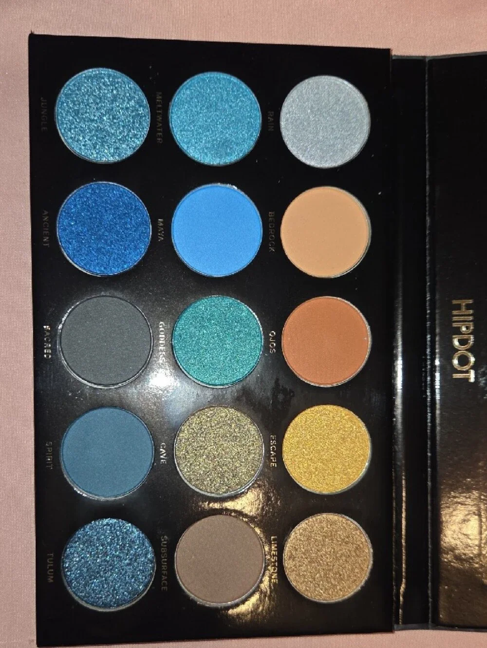 Eyeshadow Palette — Green Marble Finish